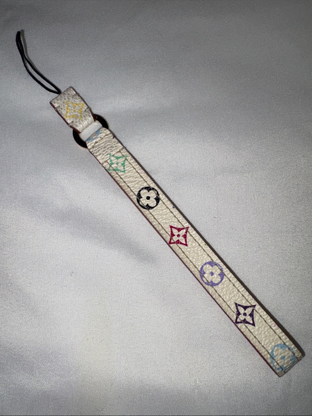 Louis Vuitton Murakami Multicolor White Phone Strap Dragonne CT1005 - Picture 11 of 11
